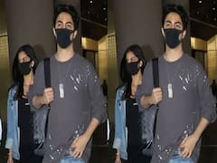 Aryan Khan Suhana Khan at Airport: आईपीएल नीलामी से वापस लौटे स्टार किड्स, एयरपोर्ट पर भाई आर्यन के पीछे पीछे चलती दिखीं सुहाना खान