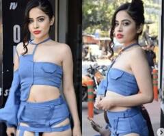 'मकड़ी के जाल' जैसी ड्रेस पहनकर बाहर निकलीं Urfi Javed, लोग बोले- 'दीदी कब तक ये पागलों वाले कपड़े पहनोगी'