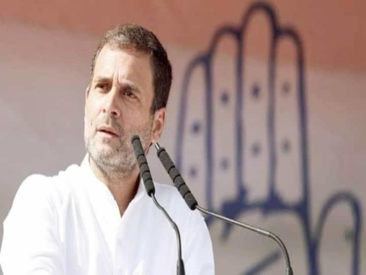 punjab assembly election 2022 congress leader  Rahul Gandhi addresses the 'Navi Soch Nava Punjab' Rally in Rajpura ann Punjab Election 2022: पंजाब के राजपुरा में Rahul Gandhi का BJP पर निशाना, कहा- मैं मुंह खोलता हूं तो सोच-समझ कर बोलता हूं, झूठे वादे नहीं करता