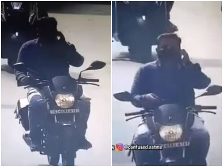 Call attend with both hands while riding bike bike rider Attend call both hands while driving Watch: बाइक चलाते समय दोनों हाथों में अटेंड की कॉल, हैरान कर देगा वीडियो 