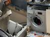 Washing Machine Blast : वसईमध्ये राहत्या घरातच वॉशिंग मशीनला आग, बाथरूम जळून खाक