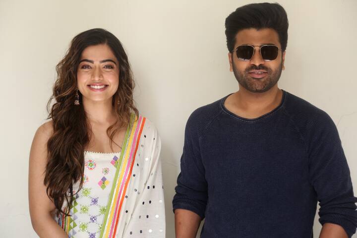 ఈరోజు హైదరాబాద్ లో యూనిట్ మొత్తం ప్రెస్ మీట్ ను నిర్వహించగా.. అందులో శర్వానంద్, రష్మిక అందరూ పాల్గొన్నారు.