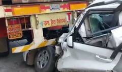 PHOTO : मुंबई-पुणे एक्स्प्रेसवेवर भीषण अपघात; 4 जणांचा मृत्यू, 8 जखमी