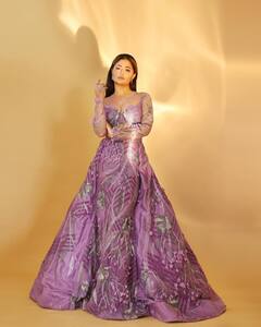 Rashami Desai Looks Scintillating In A Purple Princess Gown - See PICS