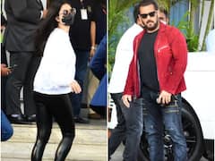 IN PICS| Salman Khan And Katrina Kaif Slay With Their Airport Looks As They Get Spotted Together