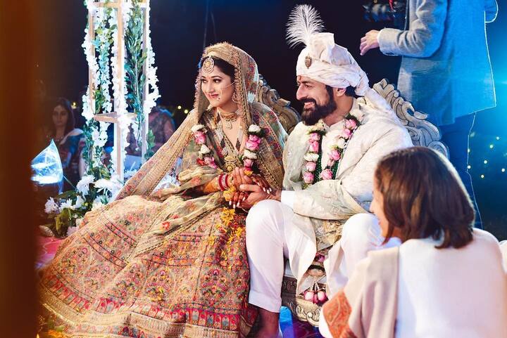 Mohit tied the nuptial knot with Aditi in a close-knit family affair in Rajasthan.