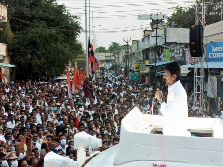 Local body election| அதிமுகவுக்கு தெம்பு இருந்தால் சட்டசபையை முடக்கி பார்க்கட்டும் - உதயநிதி ஸ்டாலின் எம்.எல்.ஏ