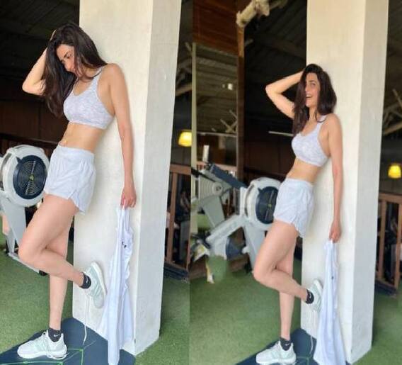 करिश्मा तन्ना जीममध्ये गाळतेय घाम!