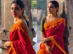 Actress  Samyuktha Menon | புடவை.. மல்லிகைப்பூ.. நடிகை சம்யுக்தா மேனனின் அழகான க்ளிக்ஸ்!