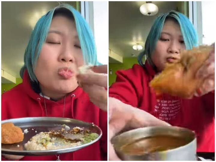 Watch: विदेशी महिला ने पहली बार खाया इडली और वड़ा, रिएक्शन ने जीता लाखों का दिल Vietnamese food blogger reaction after trying idli and vada for the first time Vietnamese food blogger tried South Indian food for the first time Watch: विदेशी महिला ने पहली बार खाया इडली और वड़ा, रिएक्शन ने जीता लाखों का दिल