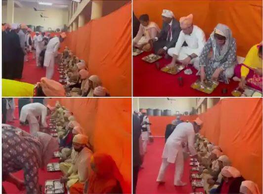 Priyanka Gandhi and Rahul Gandhi At Sant Ravidas Mandir : ਅੱਜ ਦੇਸ਼ ਵਿੱਚ ਗੁਰੂ ਰਵਿਦਾਸ ਜੀ ਦੀ ਜਯੰਤੀ (Sant Ravidas Jayanti) ਮਨਾਈ ਜਾ ਰਹੀ ਹੈ। ਇਸ ਖਾਸ ਦਿਨ ਤੇ ਯੂਪੀ ਦੀਆਂ ਚੋਣਾਂ ਦੇ ਵਿਚਕਾਰ ਕਾਂਗਰਸ ਨੇਤਾ ਰਾਹੁਲ ਗਾਂਧੀ ਤੇ ਪ੍ਰਿਅੰਕਾ ਗਾਂਧੀ ਵਾਡਰਾ ਅੱਜ ਰਾਜ ਦੇ ਵਾਰਾਣਸੀ ਦੇ ਰਵਿਦਾਸ ਮੰਦਰ ਪਹੁੰਚੇ। ਇੱਥੇ ਭਾਈ-ਭੈਣ ਦੀ ਜੋੜੀ ਨੇ ਆਪਣੇ ਹੱਥਾਂ ਨਾਲ ਲੰਗਰ ਵਰਤਾਇਆ ਹੈ।
