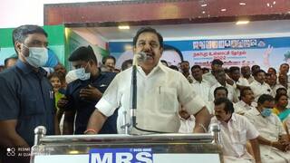 Trichy Corporation Election 2022 : “ரேஷன் கடையில் நின்று பாருங்கள்... அப்போது தெரியும்” - ஸ்டாலின், உதயநிதியை வசைபாடிய எடப்பாடி