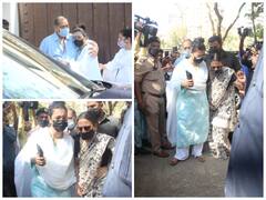 Bappi Lahiri Death: Kajol With Mom Tanuja Visit Late Singer's Residence To Condole His Demise- See Pics