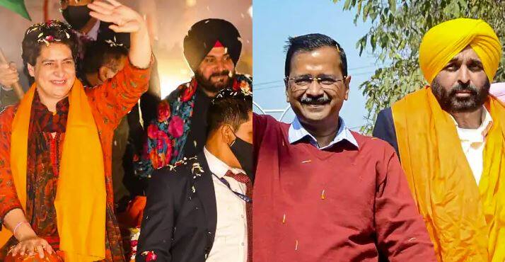 Punjab Election 2022, Triangular battle in front of Congress in Punjab, is AAP the biggest challenge Punjab Election 2022: ਪੰਜਾਬ 'ਚ ਕਾਂਗਰਸ ਸਾਹਮਣੇ ਤਿਕੋਣੀ ਲੜਾਈ, ਆਖਰ ਕਿੰਨੀ ਵੱਡੀ ਚੁਣੌਤੀ AAP?