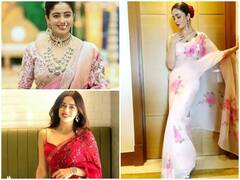 Nehha Pedse in Saree: साड़ी में कमाल की लगती हैं अनीता भाभी नेहा पेंडसे, यहां देखें गोरी मैम का बेस्ट ट्रेडिशनल लुक