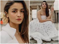 Alia Bhatt Photos: व्हाइट ऑफ शोल्डर गाउन में आलिया भट्ट लगीं एकदम सिंड्रेला, गॉर्जियस लुक देख फैंस का मन डोला