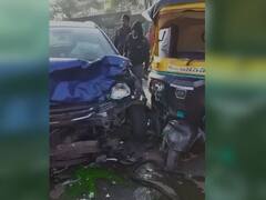 Bhiwandi : भिवंडीत भीषण अपघात ; 9 जण जखमी, पाच जणांची प्रकृती गंभीर