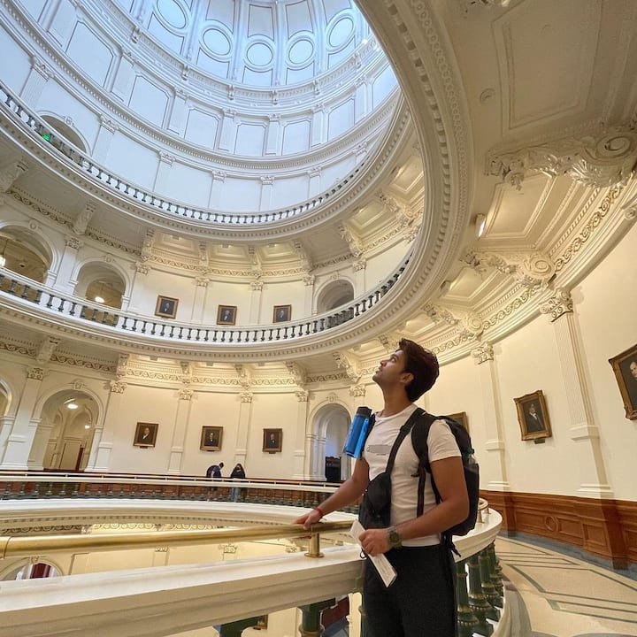 అమెరికాలో అభిజిత్  -Image credit: Abijeeth/Instagram