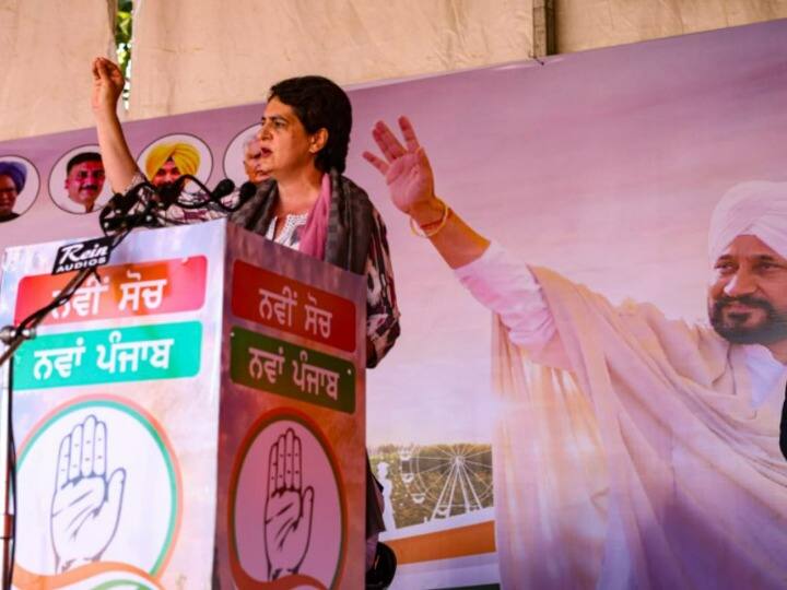 Punjab Election Priyanka Gandhi slams Delhi government including BJP Pathankot ann Punjab Assembly Election: प्रियंका गांधी ने PM मोदी और अरविंद केजरीवाल पर किया वार, क्या कुछ बोलीं?