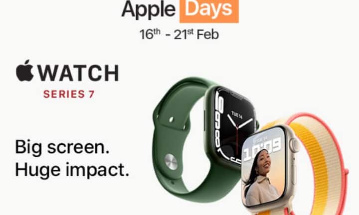 Apple Watch Series 7 Online Discount On Apple Watch Series 7 features of Apple Watch Series 7 S Bands In Apple Apple Watch Series 7 Amazon Deal: इस स्मार्टवॉच को हाथ पर पहनकर घर पर ही कर सकते हैं ECG!