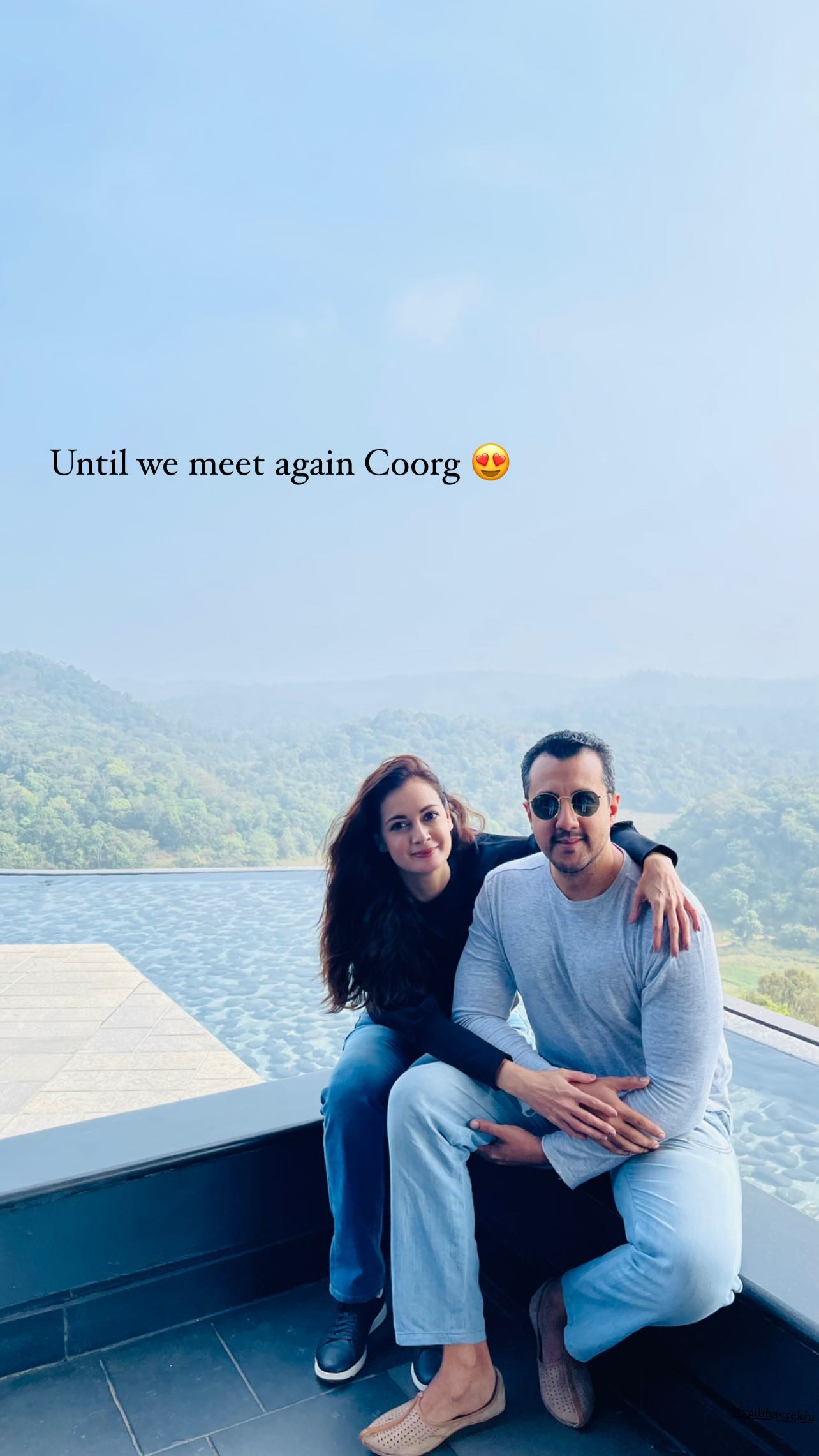 Dia Mirza Shares A Lovely Photo With Husband Vaibhav Rekhi As She Bids Farewell To Her Trip