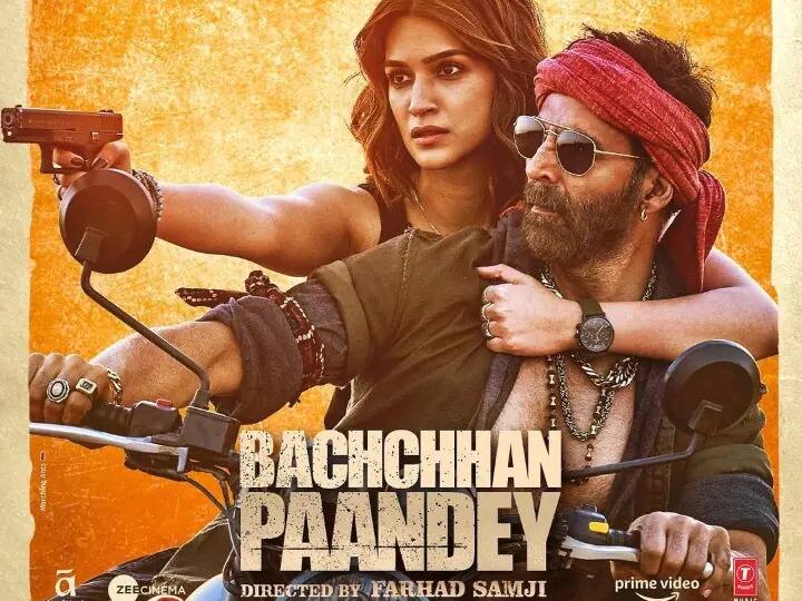 Bachchan Pandey poster out new look poster Bachchan Pandey Trailer Out Tomorrow Bachchan Pandey poster : खिलाडी अक्षय कुमारच्या बहुप्रतिक्षीत बच्चन पांडे चित्रपटाचा पोस्टर प्रदर्शित