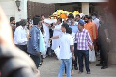 Bappi Lahiri Funeral: Late Music Legend's Final Journey Begins, Mortal Remains Reach Crematorium For Last Rites- PHOTOS