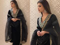 Mouni Roy Looks Elegant In Black Suit - SEE PICS