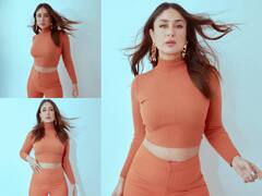 Kareena Kapoor Khan Radiates Glamour In A Stylish Peachy Outfit - SEE PICS