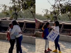Richa Chadha Offers Free Hugs To People On The Streets Of Mumbai - See Video