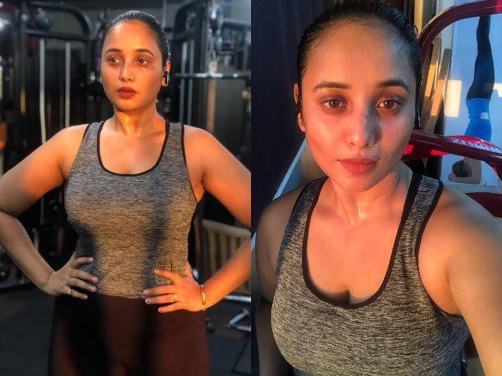 Rani Chatterjee Photos: भोजपुरी सिनेमा की  बोल्ड एंड ब्यूटीफुल एक्ट्रेस रानी चटर्जी (Rani Chatterjee) किसी पहचान की मोहताज नहीं हैं. रानी ने भोजपुरी सिनेमा (Bhojpuri Cinema) को कई सुपरहिट फिल्में दी हैं.रानी सोशल मीडिया (Social Media) पर भी काफी एक्टिव रहती हैं और फैन्स के साथ अपनी ग्लैमरस तस्वीरें और वीडियोज शेयर करती हैं. हाल ही में उन्होंने अपने जिम से कुछ तस्वीरें शेयर की है जिसमें वो काफी चमकती हुई नजर आ रही हैं. डालिए इन तस्वीरों पर एक नजर....