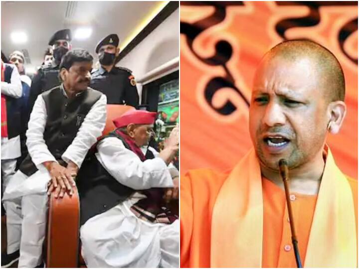 UP Election: Shivpal Yadav की फोटो पर बोले सीएम योगी- मुझे बहुत हंसी आई, बेचारे वो प्रदेश के नेता... UP Assembly Election 2022 CM Yogi Adityanath statement on Shivpal Yadav Akhilesh Yadav and Mulayam Singh Yadav Photo ann UP Election: Shivpal Yadav की फोटो पर बोले सीएम योगी- मुझे बहुत हंसी आई, बेचारे वो प्रदेश के नेता...