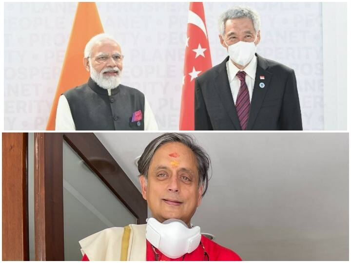 India summons Singapore envoy over PM Lee Hsien Loong remark in Parliament India Summons Singapore Envoy: सिंगापुर के राजनयिक को तलब किये जाने पर बोले थरूर, कह दी यह बड़ी बात