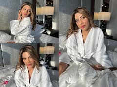 Nikki Tamboliએ બેડરૂમમાંથી શેર કરી ગ્લેમરસ તસવીરો, બાથરૉબે વધાર્યો ઇન્ટરનેટનો પારો, જુઓ..........