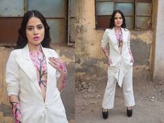 Urfi Javed Photos: उर्फी जावेद ने अपनी बॉडी को बनाया कैनवास, अतरंगी फैशन देख फैंस कर रहे कमेंट्स की बौछार
