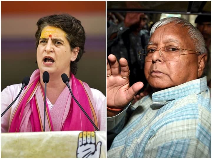 Lalu Prasad Yadav facing 'harassment' for not 'bowing' before BJP, Priyanka Gandhi on conviction in fodder scam Lalu Prasad Yadav Facing Harassment For Not 'Bowing' Before BJP, Alleges Priyanka Gandhi