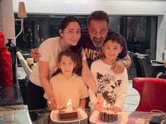 Sanjay Dutt Spends Family Time With Wife Maanayata & Their Kids As They Step Out For Dinner