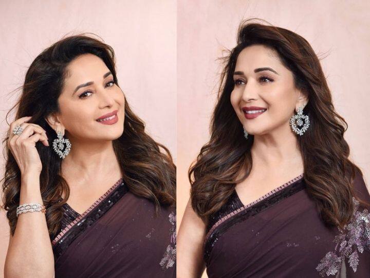 madhuri dixit reveals she watched her own song in theatre wearing burqa Madhuri Dixit : 'हे' गाणं पाहण्यासाठी माधुरी बुरखा घालून गेली चित्रपटगृहात ; सांगितला किस्सा