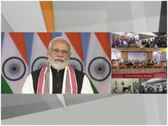 PM Modi ने किया ठाणे-दिवा के बीच दो नई रेलवे लाइन का उद्घाटन, कहा - पहले थी तालमेल की कमी