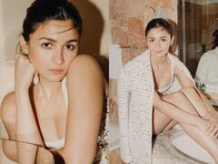 Alia Bhatt Photos: आलिया भट्ट ने दिखाया अतरंगी अंदाज, कभी बाथटब तो कभी वॉश बेसिन पर बैठी आईं नजर