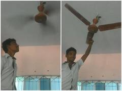 Watch: शख्स ने दिखाया कमाल का स्टंट, नंगे हाथों से रोका फुल-स्पीड में चल रहा पंखा