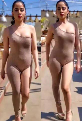 Urfi Javed ਨੇ ਪਹਿਨੀ ਅਜਿਹੀ ਬੋਲਡ ਡਰੈੱਸ, ਦੇਖ ਕੇ ਯੂਜ਼ਰਸ ਬੋਲੇ - ਬੇਸ਼ਰਮ