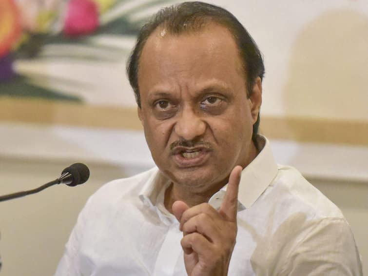 Shiv Jayanti 2022 deputy cm Ajit Pawar got angry at one person for interrupting his speech maratha reservation at shivneri भाषणात अडथळा आणल्यानं अजितदादांचा संताप; म्हणाले, तू कुणाची सुपारी घेऊन आलाय का? असं चालणार नाही