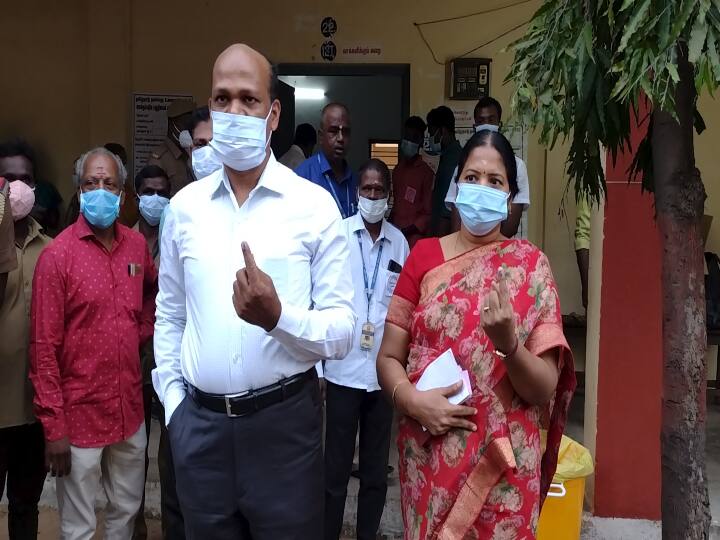 Local Body Election | Polling started late in many places in Cuddalore district Local Body Election | கடலூர் மாவட்டத்தில் பல இடங்களில் தாமதமாக தொடங்கிய வாக்குப்பதிவு