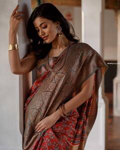 Actress anju kuriyan : மயக்கும் தேவதையாய் மனம் கொத்திய அஞ்சு குரியன்... அழகிய சேலையில் வெளியான புகைப்படம்..!