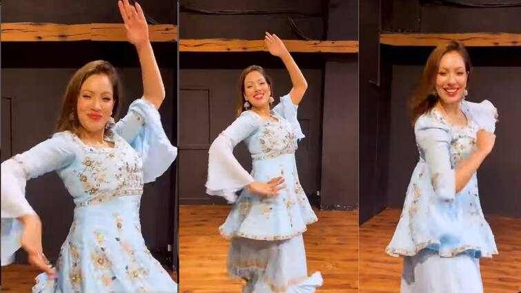 TMKOC: Babita aka Munmun Dutta share dance video in Gujarati song TMKOC: 'બબીતા'ને ગુજરાતી ગીત પર ઠુમકા લગાવતી જોઇ 'જેઠાલાલ' ભૂલી જશે 'દયા'ને, જુઓ વીડિયો