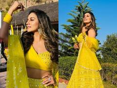 Akshara Singh Photos: येलो लहंगे में भोजपुरी एक्ट्रेस Akshara Singh ने दिए कातिलाना पोज, तस्वीरें देखकर आप भी बन जाएंगे फैन