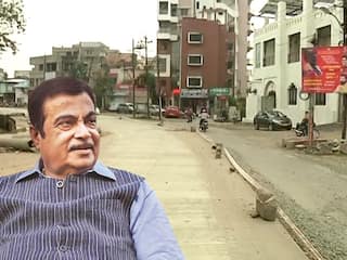 गडकरी त्यांच्या घरासमोरील रस्त्यासमोर हतबल; दोन किमीचा रस्ता 20 वर्षांपासून अपूर्ण