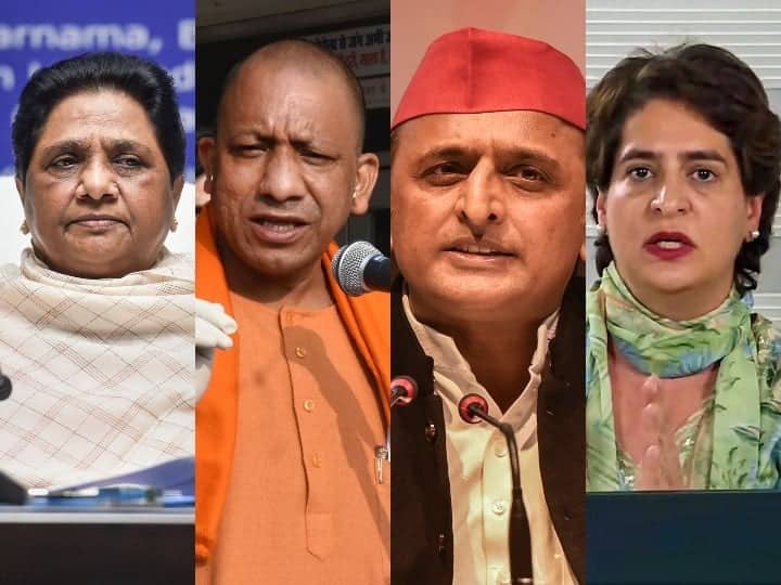 Uttar Pradesh Election campaign fourth phase, Amit Shah, Yogi Adityanath, Akhilesh Yadav, Mayawati, Priyanka Gandhi Joint public meeting उत्तर प्रदेश में चौथे चरण में पहुंचा चुनाव प्रचार, अवध के रण में बीजेपी-कांग्रेस-समाजवादी के दिग्गज नेता आज दिखाएंगे दमखम