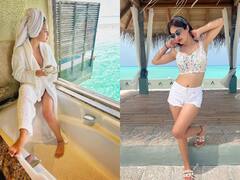 Neha Malik Photos: भोजपुरी एक्ट्रेस Neha Malik की बाथरोब तस्वीरें ने मचाया सोशल मीडिया पर तहलका, देखें उनका किलर लुक